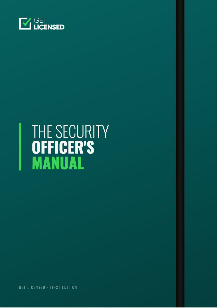 The Security Officer's Manual cover