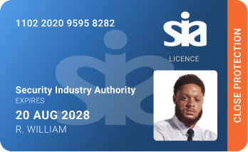 Close Protection Licence